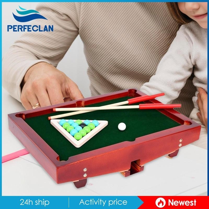 [Perfeclan] ของเล่นโต๊ะสนุกเกอร์ บิลเลียด ทรงสามเหลี่ยม ขนาดเล็ก สําหรับผู้ใหญ่ ครอบครัว