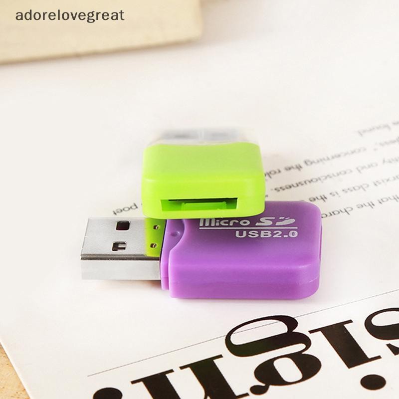 Alt ใหม่ Mini Memory Card Reader USB 2.0 อินเทอร์เฟซ Micro SD TF Flash อะแดปเตอร์แบบพกพาคุณภาพสูงสําหรับแล็ปท็อป SH อะแดปเตอร์แปลงมือถือ DRG