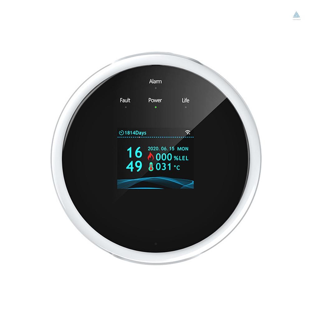 Tuya Wifi ธรรมชาติ Gas-Sensor ในครัวเรือนอัจฉริยะ Combable เครื่องตรวจจับก๊าซ-การรั่วไหลเซ็นเซอร์ใช้งานร่วมกับ Amazon Alexa Assistant