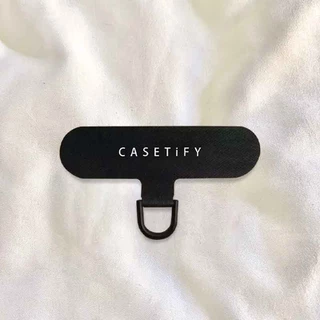 CASETiFY original version with logo gray gasket phone chain แผ่นรองยึดเคสโทรศัพท์แบบหนีบด้านหลังรูปตัว T เสริม