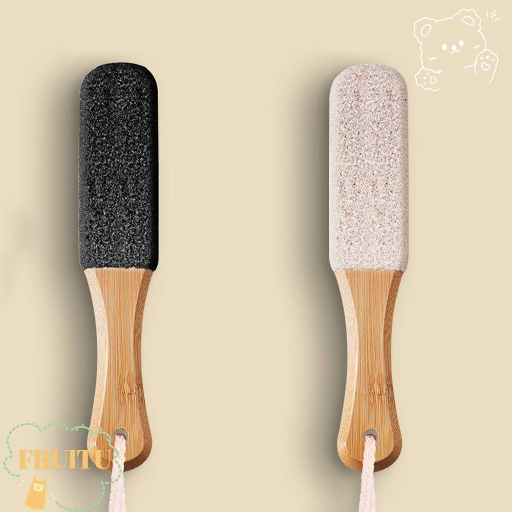 Fruitu Foot Sander, Bamboo Non Slip Foot Rasp, ซิลิคอนคาร์ไบด์ทนทาน 360° เครื่องขัดเท้า สําหรับเท้า