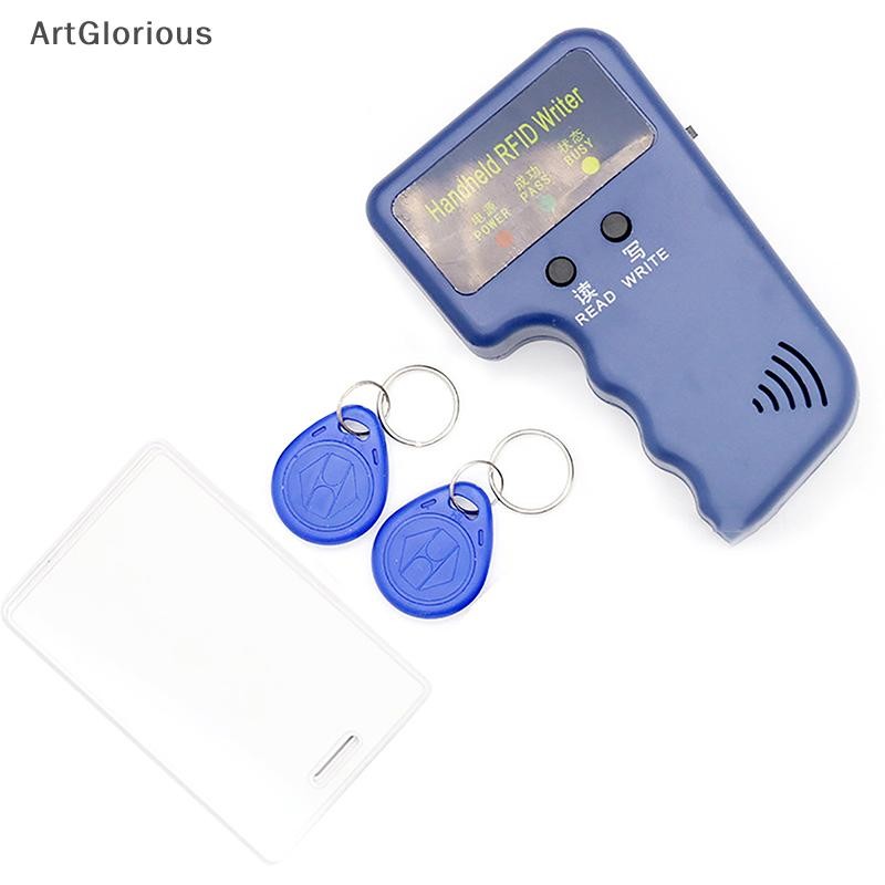Art 125KHz Rfid Card Reader Rfid เครื่องถ่ายเอกสาร Duplicator Key Writer Programmer ID Card Cluster Programmer Writable Key การ์ด Keyfobs N