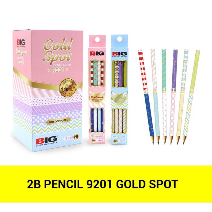 2B GOLD SPOT BIG 9201 PENCIL