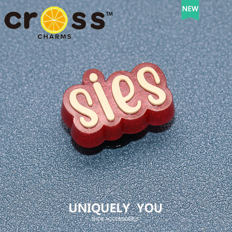 JIBBITZ cross charms ตัวติดรองเท้า โลหะแฟชั่น ตัวติดรองเท้า cross