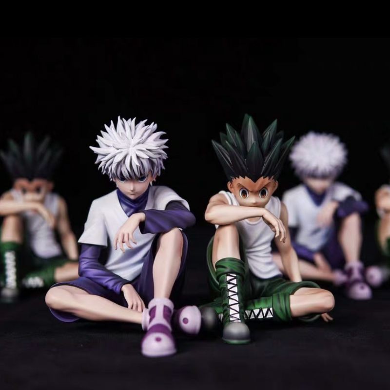Hunter x Hunter Gon Freecss Killua Zoldyck อะนิเมะรูปของเล่นตุ๊กตา