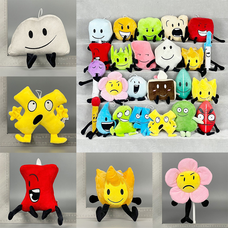 New Battle สําหรับ Dream Island ของเล่นตุ๊กตา BFDI Dream Island Plushine ตุ๊กตา BFDI ครบรอบ 15 ปีตุ๊