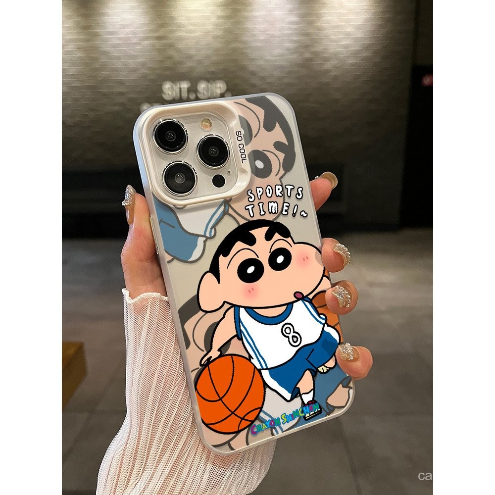 เคสโทรศัพท์สร้างสรรค์ลายการ์ตูนบาสเก็ตบอล สำหรับ iPhone 15 Pro Max 14 Pro Max 13 Pro Max 15 14 13 12 11 Pro Max 16 Pro Max 16 XS XR X กันกระแทก แข็ง ลายกราฟฟิตี้