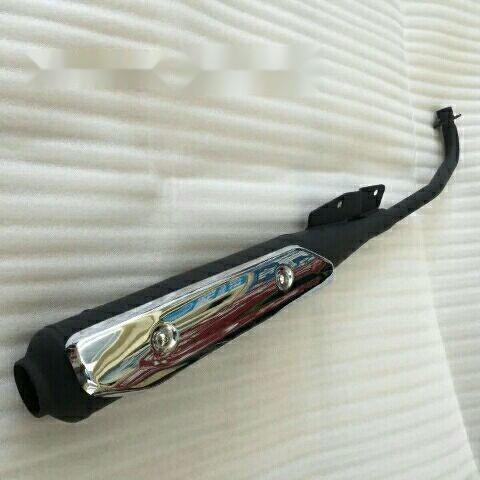 ชิ้นส่วนมอเตอร์ไซค์ Haojue Xiyun แบบโค้ง ท่อไอเสียและท่อไอเสีย Haojue Xiyun HJ110-2-2A-2C-2D