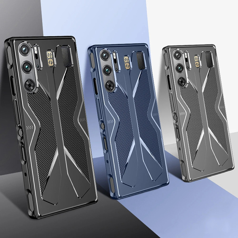 สําหรับ ZTE nubia Red Magic 9s 9 Pro + กันกระแทกป้องกัน TPU เคสโทรศัพท์แบบนุ่มฝาครอบกระจายความร้อน