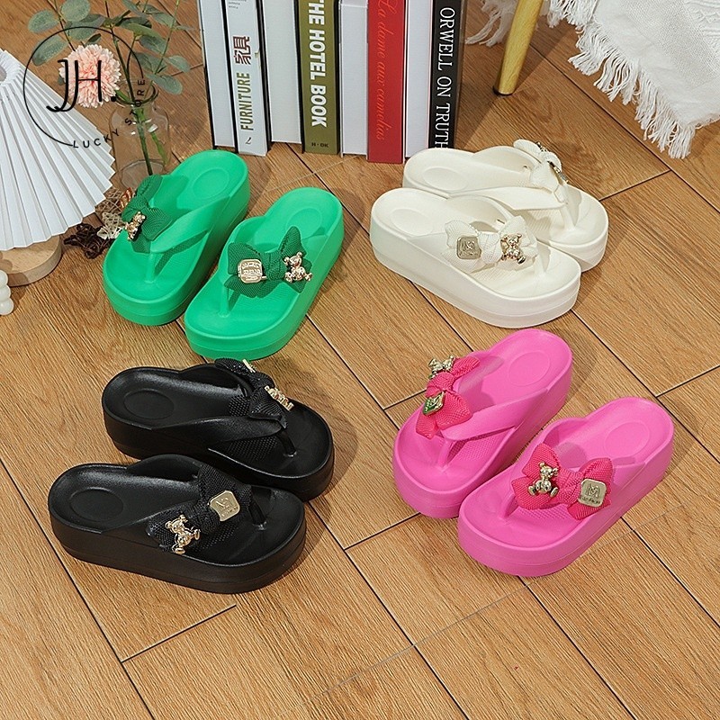 JH.lucky รองเท้าแตะเพื่อสุขภาพ นิ่มมาก วัสดุเบาใส่สบาย มี 3 สี รองเท้าแตะหูคีบ นุ่มไม่เจ็บเท้า #sy115