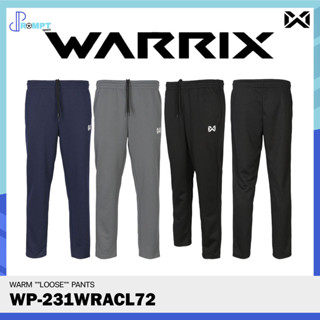 กางเกงวอร์มขายาววอริกซ์ขาปล่อย  WARRIX รหัส WP-231WRACL72 พร…