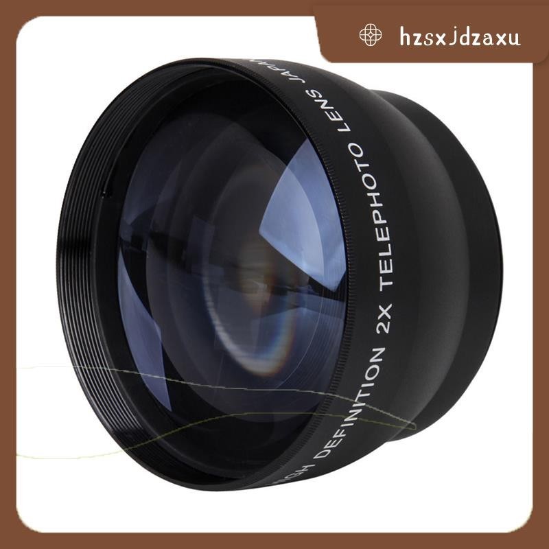 【hzsxjdzaxu】เลนส์เทเลโฟโต้ขยาย 52 มม. 2X สําหรับกล้อง Nikon AF-S 18-55 มม. 55-200 มม.