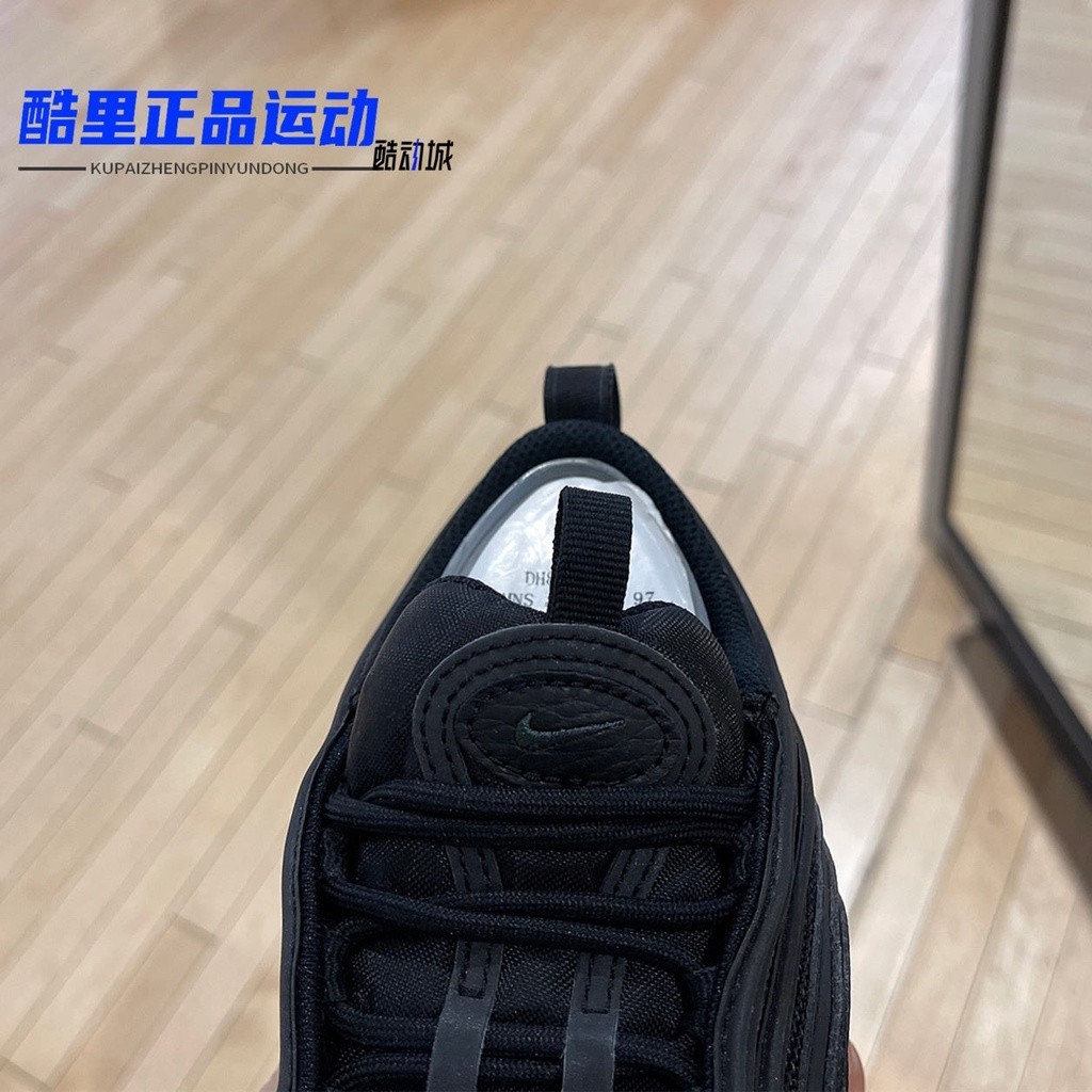 Nike Air Max 97 รองเท้าเบาะลมสีดำ bullet รองเท้าวิ่งกีฬาสำหรับบุรุษและสตรี DH8016-002