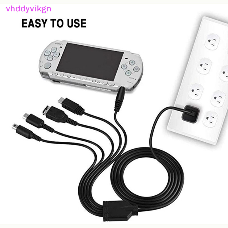 VHDD 5 In 1 สายชาร์จ Usb สําหรับ WII U 3DS NDSL XL DSI TH