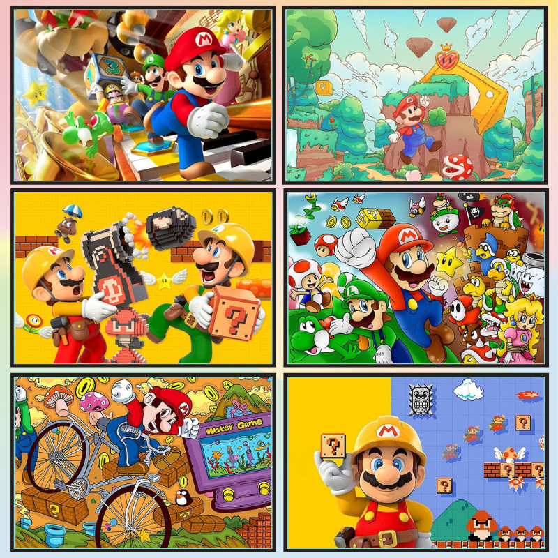 📣พร้อมส่ง📣【Mario】jigsaw puzzle-จิ๊กซอว์-300-1000-ชิ้น- ชิ้นของเด็ก จิ๊กซอว์ไม้ 1000 ชิ้น จิ๊กซอว์ 1000 ชิ้นสำหรับผู้ใหญ่ จิ๊กซอ จิ๊กซอว์ 500 ชิ้น🧩221-1 จิ๊กซอว์ 1000 ชิ้น สำหรับ ผู้ใหญ่ ตัวต่อจิ๊กซอว์ จิ๊กซอว์ การ์ตูน