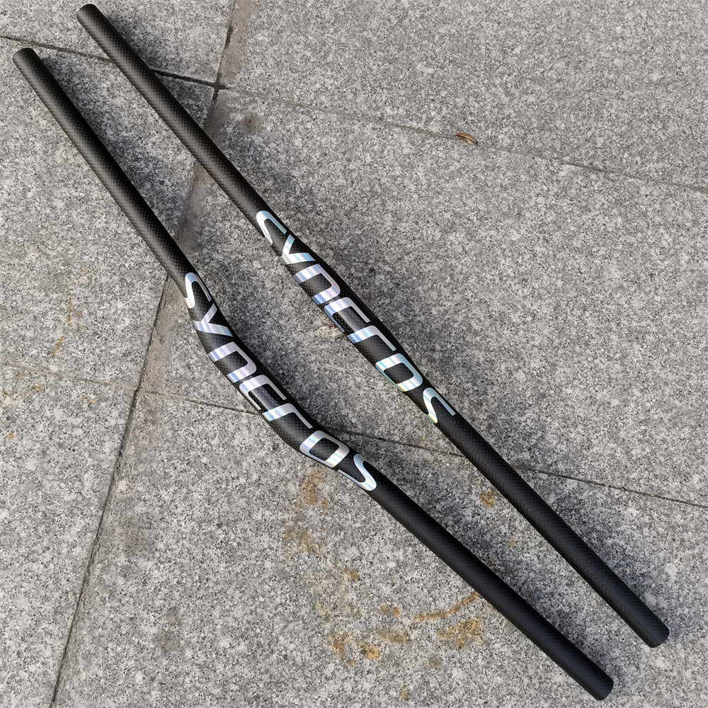 Syncros แฮนด์บาร์คาร์บอน 3k เนื้อแมตต์ 31.8 มม. สําหรับรถจักรยานเสือภูเขา