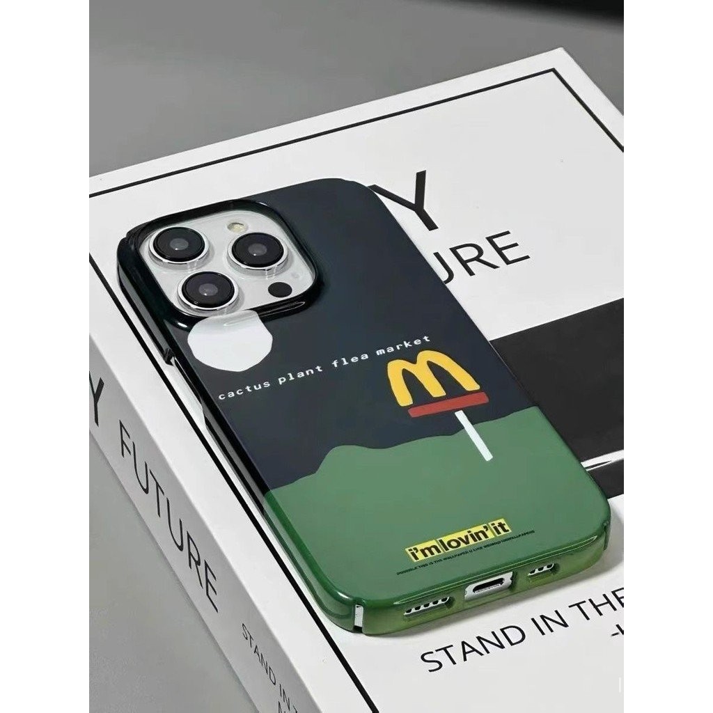 เคสโทรศัพท์มือถือแบบแข็ง กันกระแทก ลาย McDonald's Niche สําหรับ iPhone 11PROMAX 12PRO 13PROMAX 14PROMAX 11 12 13 14 15 pro max x xr x xsmax 7 8 plus 14plus 15plus - รูปที่ 2