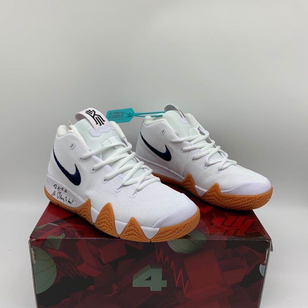Nike Zoom Kyrie 4 Owen 4 รองเท้าบาสเก็ตบอล สีพื้น สําหรับผู้ชาย 2024
