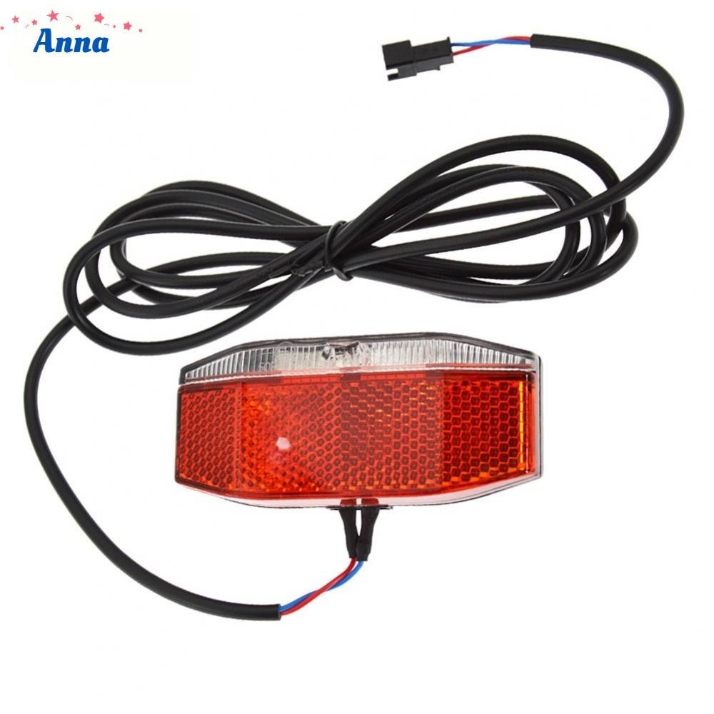 【Anna】TailLight 6-48V ABS Components E-bike For E-Bike Lamp Parts Rear Light Red