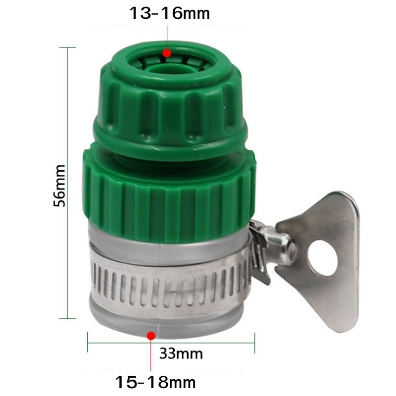 ข้อต่อสวมเร็ว ข้อต่อก๊อกน้ำ ข้อต่อปลดเร็ว ข้อต่อก๊อกพร้อมต่อสายยาง สำหรับสายยาง 4 หุน พร้อมส่ง - รูปที่ 3