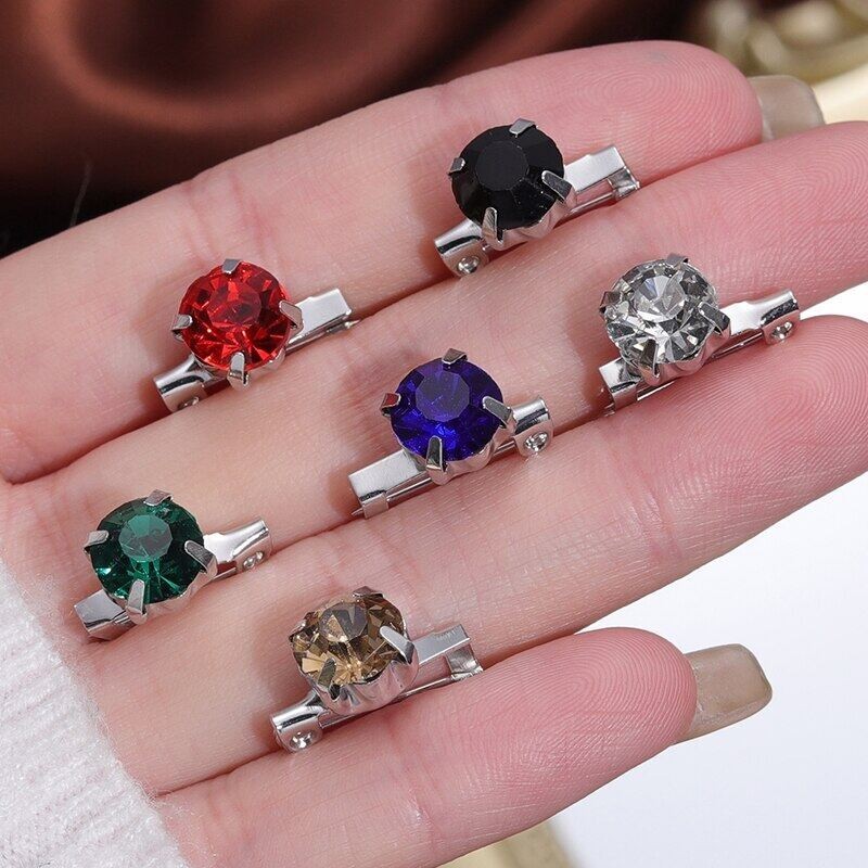 12 ชิ้น / เซต มุสลิม ผ้าพันคอ ฮิญาบ เข็มกลัด Kerongsang Pins เด็ก สุ่มสี เข็มกลัดคงที่ หัวคงที่ ผ้าพันคอ คลิป Pin เครื่องประดับ ของขวัญสําหรับผู้หญิง - ภาพย่อย 3