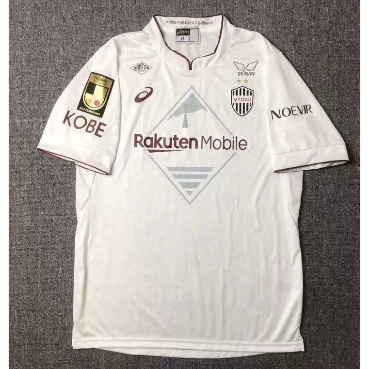 [Fans Issue] เสื้อกีฬาแขนสั้น ลายทีมชาติฟุตบอล Vissel Kobe away J1 League 2024-25 ชุดเยือน สําหรับผู