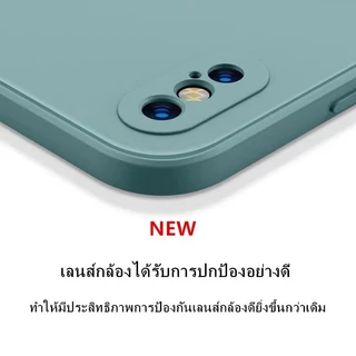 T🇹🇭เคสโทรศัพท์ เคสขอบเหลี่ยม ใช้สำหรับ iP X Xs XR XS Max Phone TPU Case เคสซิลิโคนแบบอ่อน เคสซิลิโคน เคสมือถือ