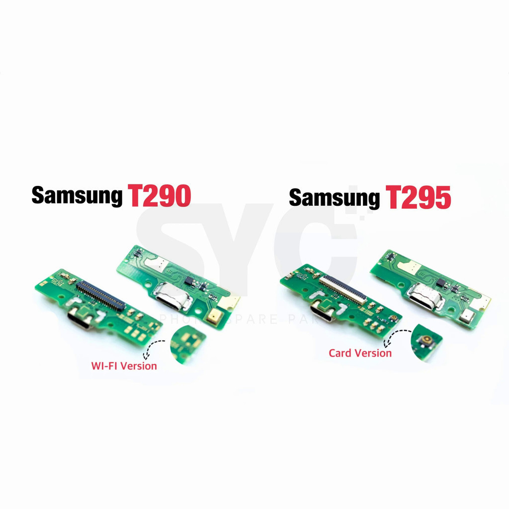 แท่นชาร์จพอร์ต USB 1 ชิ้น พร้อมสายแพไมโครโฟน สําหรับ Samsung Tab A 8.0 2019 SM-T290 T295