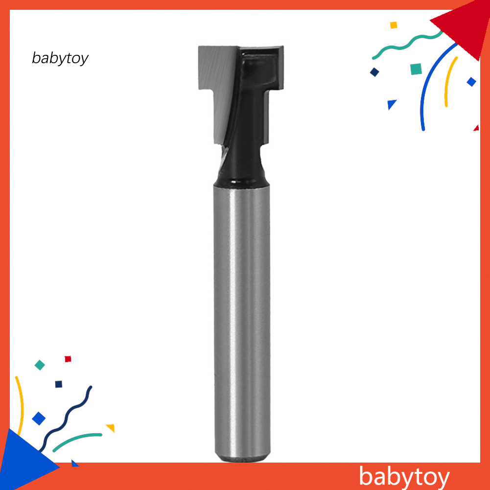 BABY 1/3 ชิ้น 5/16 3/8 1/2 T-Slot Keyhole เครื่องตัด Router Bit งานไม้เครื่องมือมิลลิ่ง