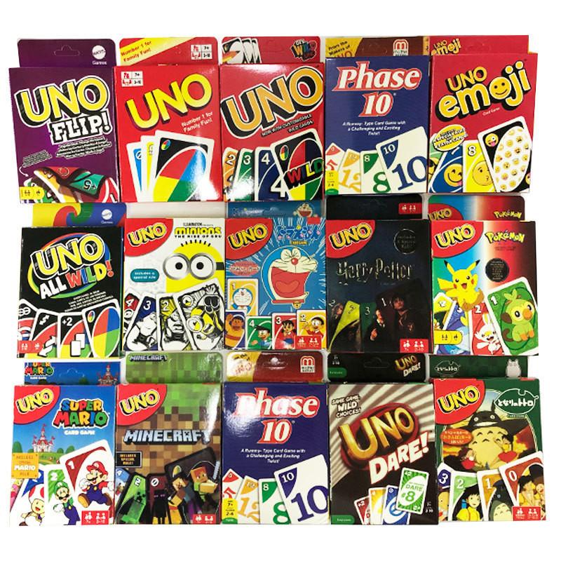 Fun Deck UNO FLIP Game (Checkerboard Game)