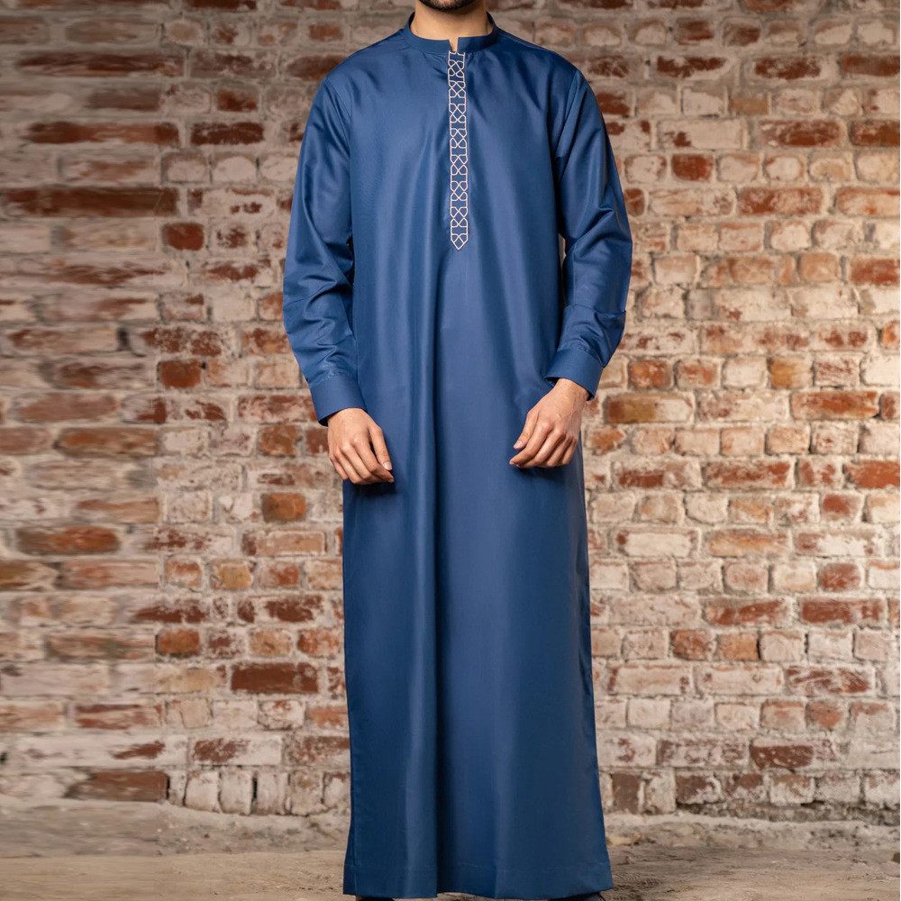 เสื้อคลุมแขนยาว ปักลาย สไตล์อาหรับ ชาวมุสลิม 2024 -6