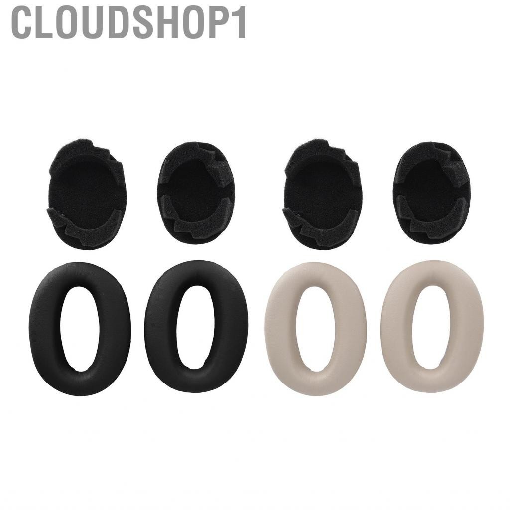 Cloudshop1 แผ่นรองหูฟังหูฟังเบาะนุ่มบางพิเศษสะดวกสบายติดตั้งง่ายสำหรับ Sony MDR‑1000X WH‑1000XM2