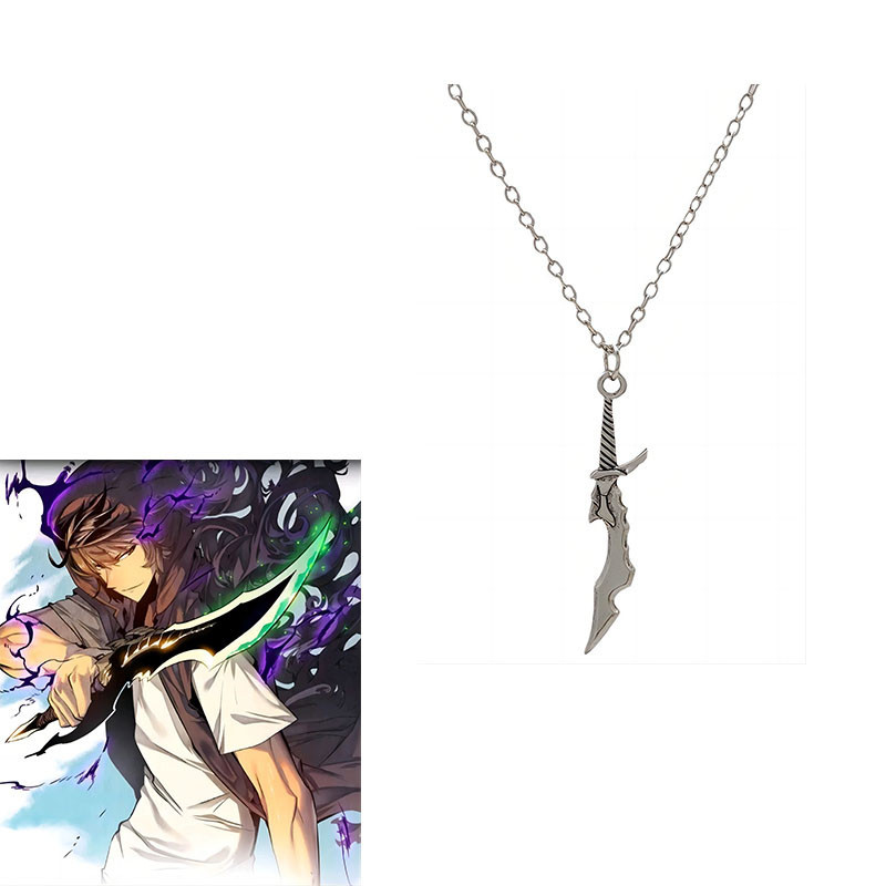 สร้อยคอคอสเพลย์ จี้อนิเมะ Solo Leveling แฟชั่น