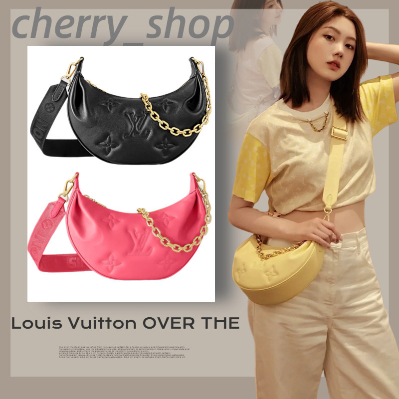 ของใหม่แท้100%/หลุยส์วิตตอง Louis Vuitton OVER THE MOON Bagผู้หญิง/กระเป๋าใต้วงแขน/กระเป๋าถือ/LV BAG