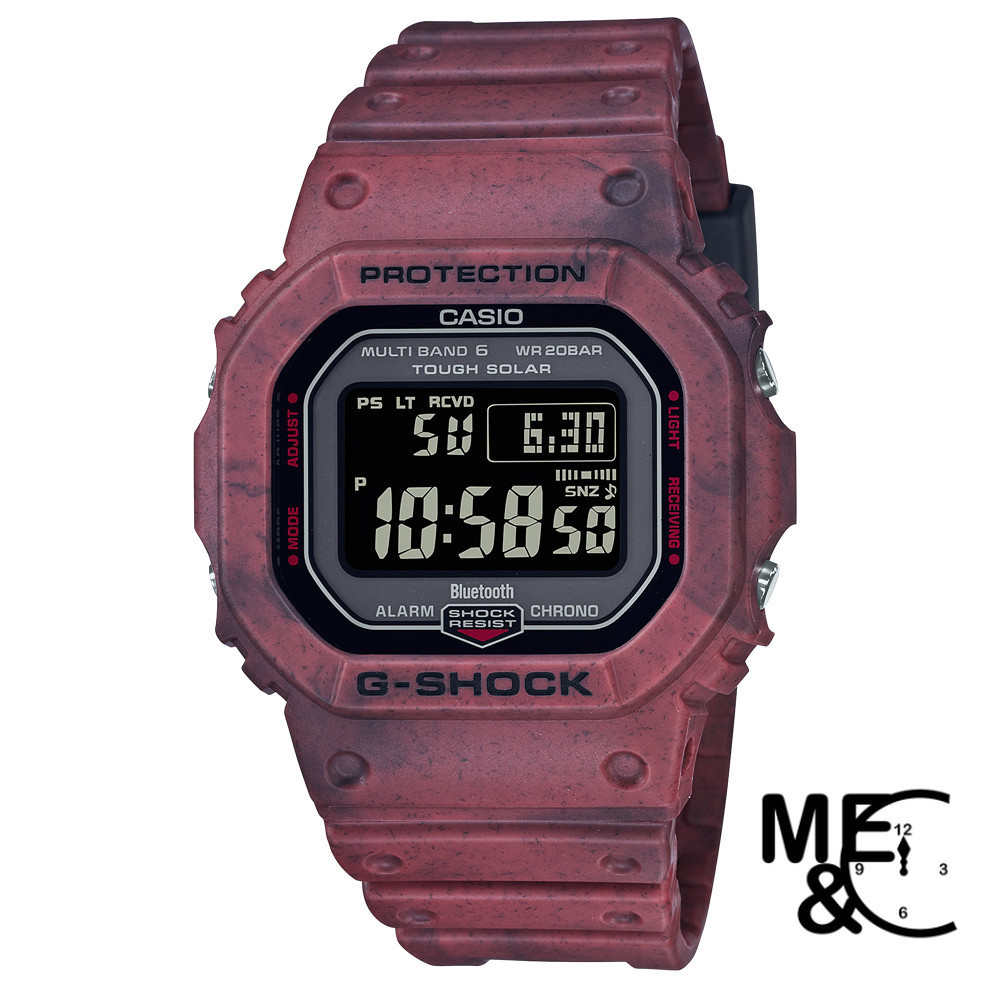 CASIO G-SHOCK GW-B5600SL-4DR (ทัชโซล่า,บลูทูธ,multi6) ของแท้ ประกันศูนย์ CMG