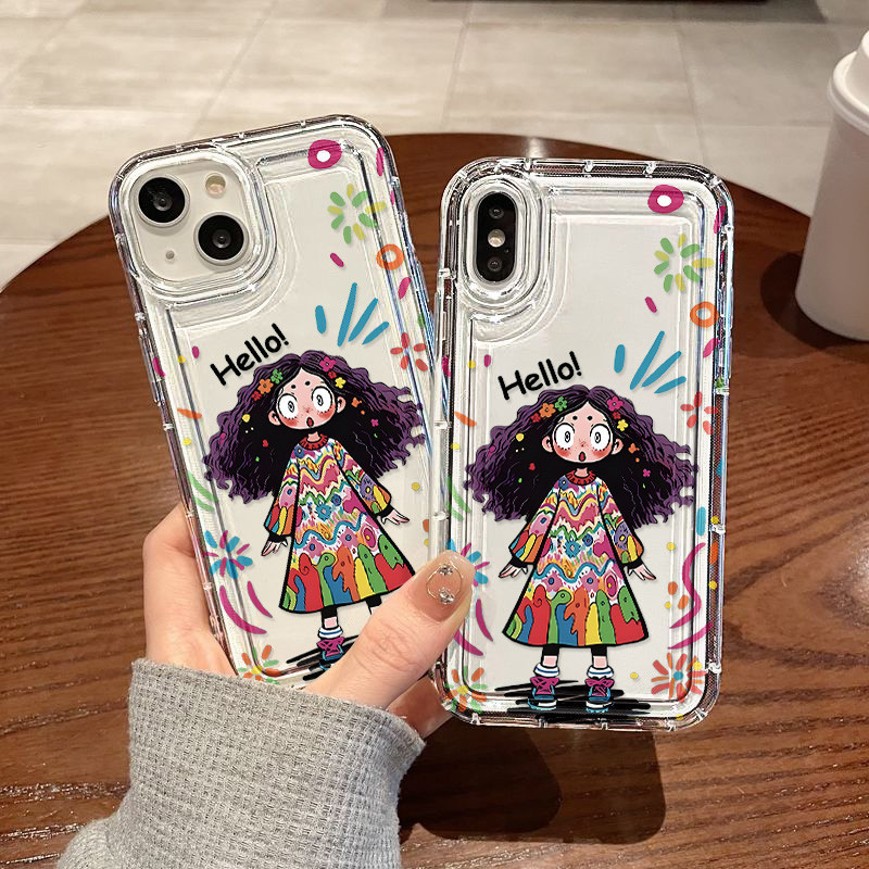 เคสใสลายการ์ตูน for VIVO Y17S Y17 Y11 Y12 Y15 Y16 Y02 Y3S Y21 Y33s Y21A Y20 Y12S Y11 Y33T Y36 Y22 Y35 Y20i Y93 V21 V27