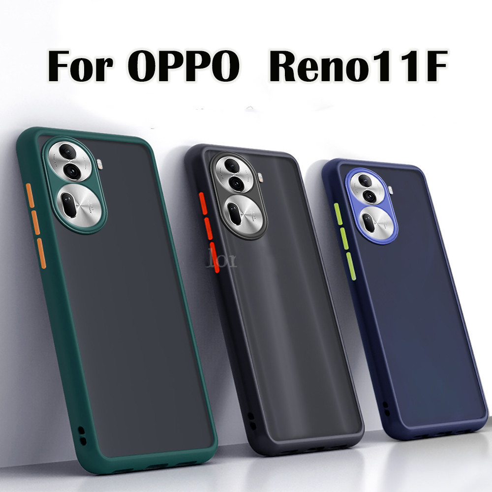 เคสโทรศัพท์มือถือ ซิลิโคนนิ่ม Reno11F 5F เคสขอบสี เคส OPPO Reno 11F 11 Pro 10Pro 11Pro เคสออปโป้ case เคสกันกระแทก