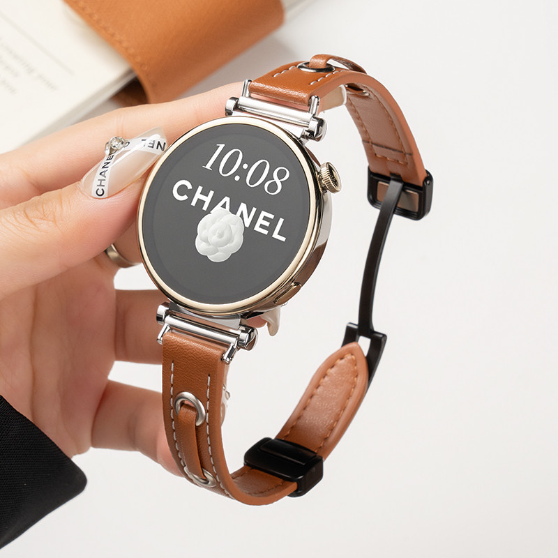 สายนาฬิกาข้อมือหนังแท้ ระดับไฮเอนด์ แฟชั่น สําหรับ Huawei Watch GT4 GT3 gt2 watch3pro watch4pro gt2 gt1 41 มม.
