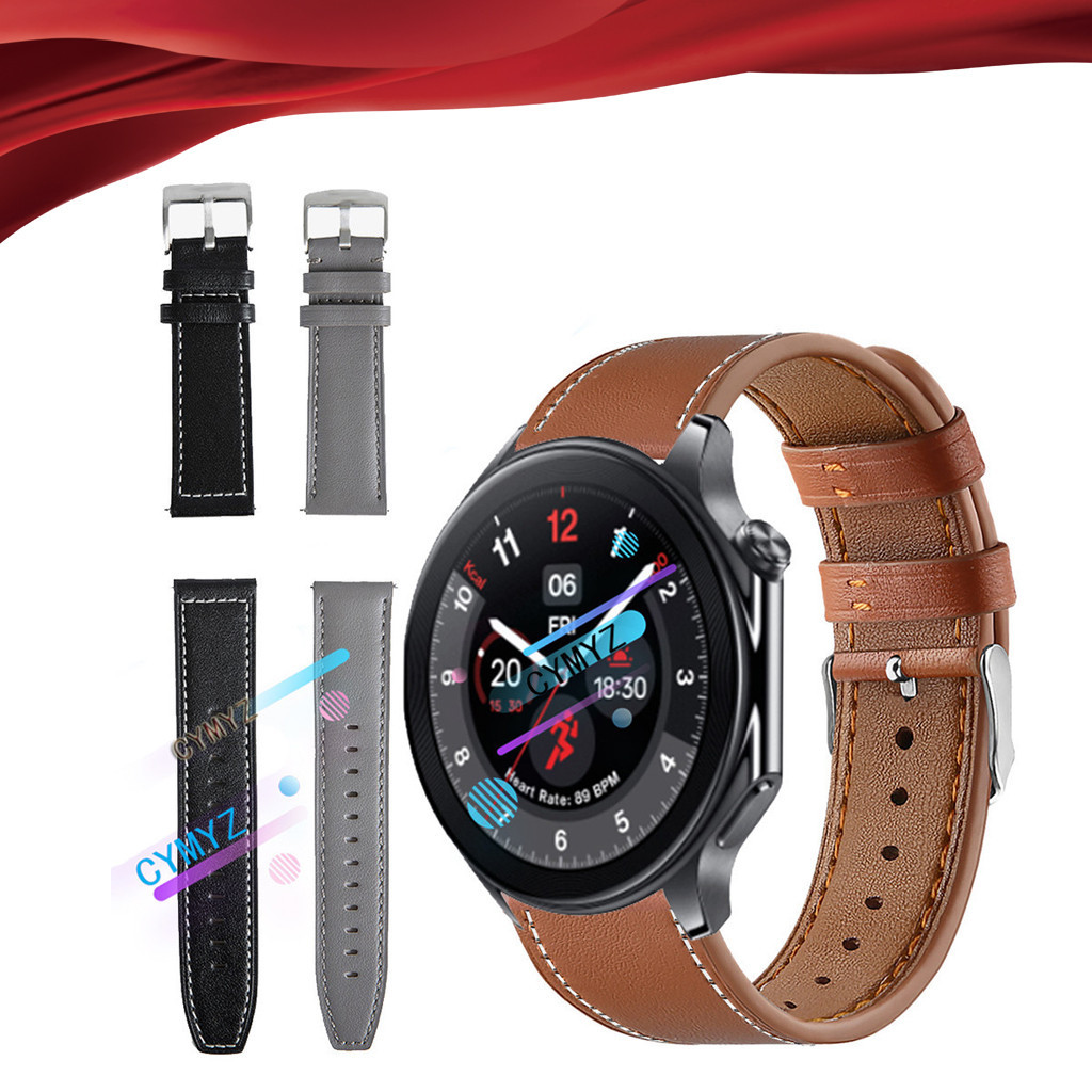 OnePlus Watch 2สายนาฬิกาข้อมือ สายหนัง สําหรับ OPPO Watch X