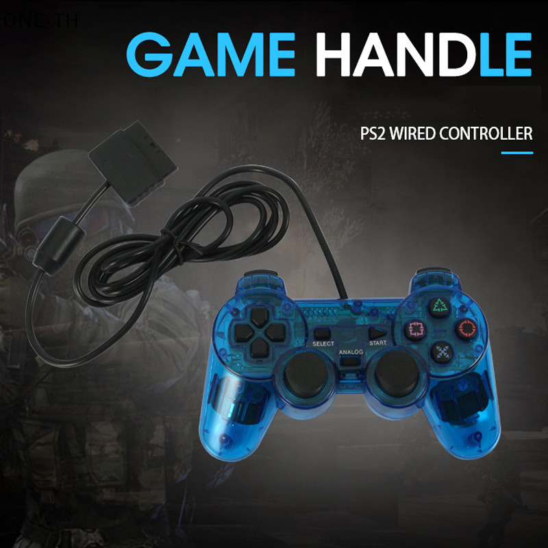 One-th ใหม่ล่าสุด เกมแพดเชื่อมต่อ แบบมีสาย สําหรับจอยเกม Sony PS2 PS2 PSX Joy Sony PSone 1 ชิ้น