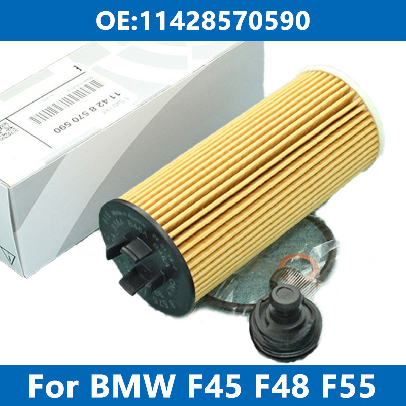 ชุดกรองน้ํามันรถยนต์ 11428570590 สําหรับ BMW F45 U06 F46 F48 U11 F39 216d 218i 220 X1 X2 20d i 25d M