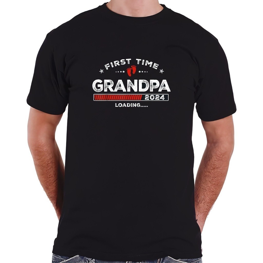 คุณปู่ครั้งแรกใหม่ล่าสุด เสื้อยืดโหลด Soon To Be Dad Grandpa
