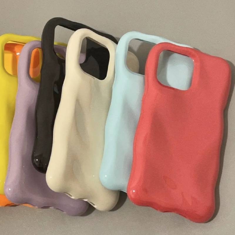 Ins Xiaohongshu Same Style Solid Color Jelly Shell Iphone14pro Max Apple 13 Phone Case 12 Drop-Resistant 11 Soft HQiZ
