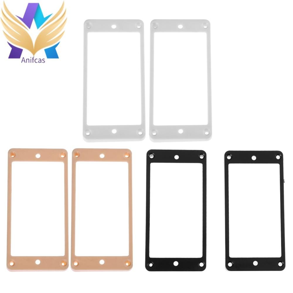 กรอบพลาสติก ทรงโค้ง สําหรับวางปิ๊กอัพฮัมบัคเกอร์ กีตาร์ 2 ชิ้น