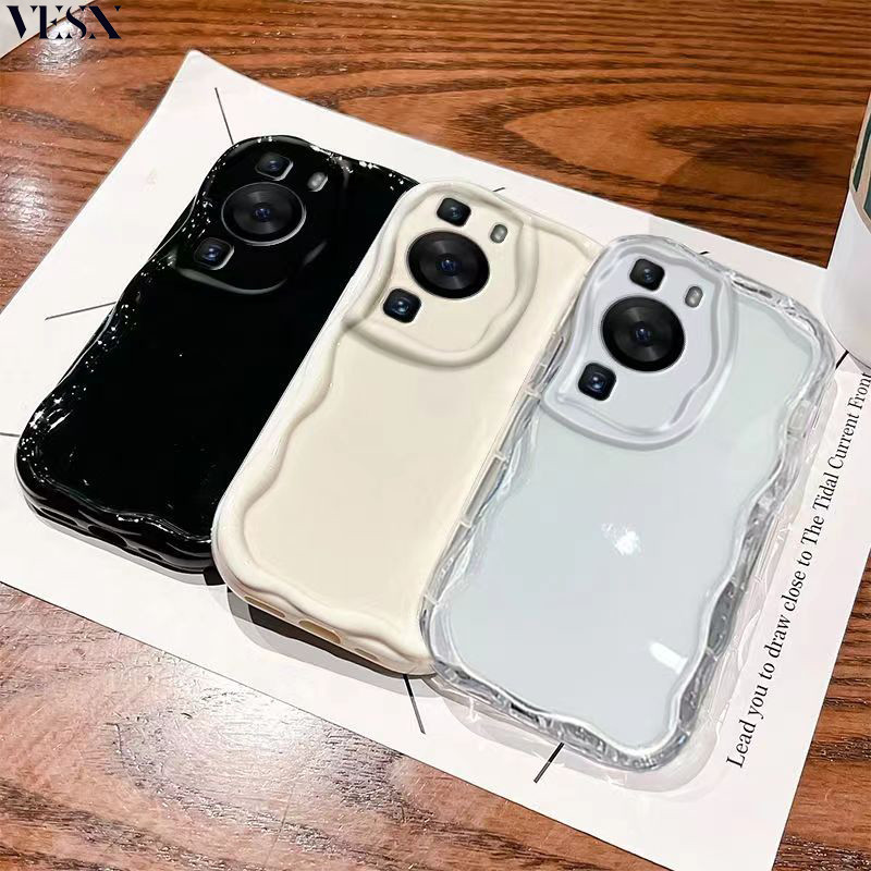 รูปแบบครีมกรณีโทรศัพท์มือถือกันกระแทก Huawei P60 P50 P40 P30 Pro 4G 5G 2024