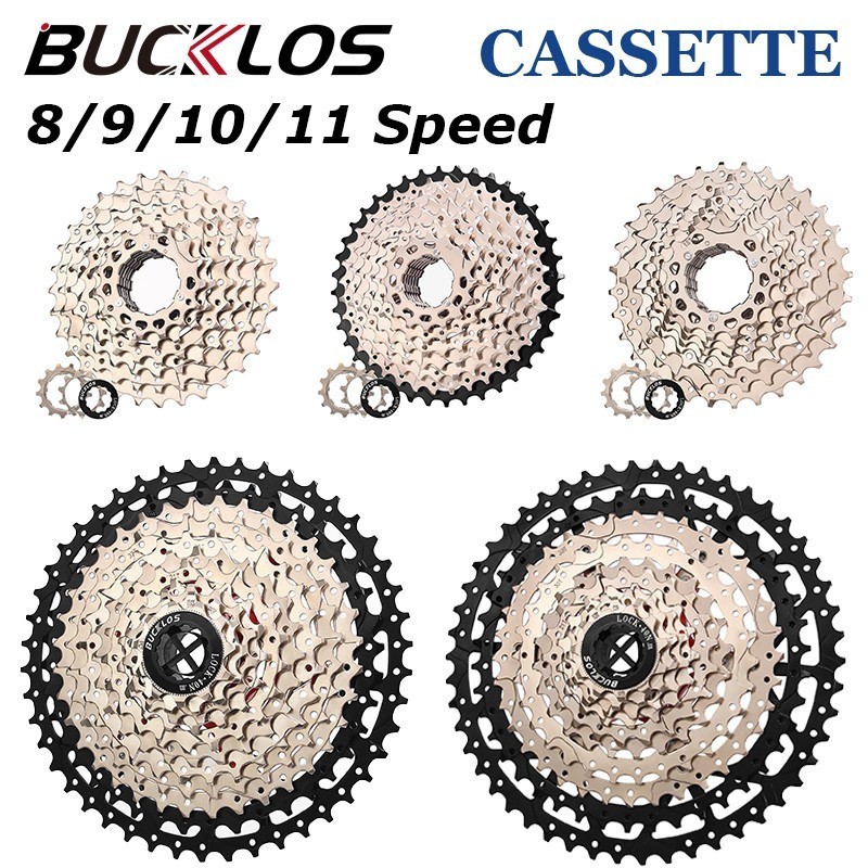 Bucklos เฟืองเฟืองหลัง 28T 32T 40T 46T 50T ความเร็ว 8 9 10 11 สําหรับจักรยานเสือภูเขา