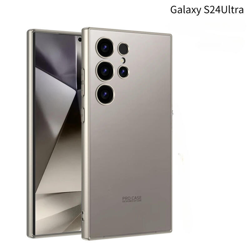 สําหรับ Samsung S25 Ultra S24 Ultra ปลอกหรูหรา AG Matte Skin Feeling เคสโทรศัพท์กันกระแทก PC Anti-Fi