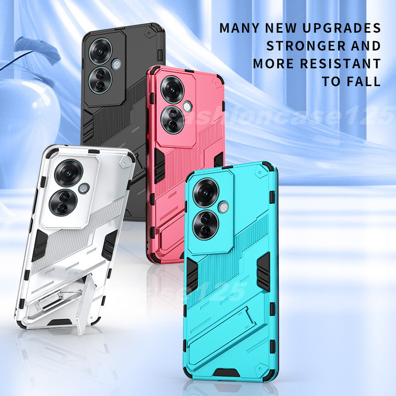 เคสโทรศัพท์มือถือ PC แข็ง ขอบนิ่ม กันกระแทก ตั้งได้ สําหรับ OPPO Reno 11F 5G Reno11 F Reno 11F Reno 