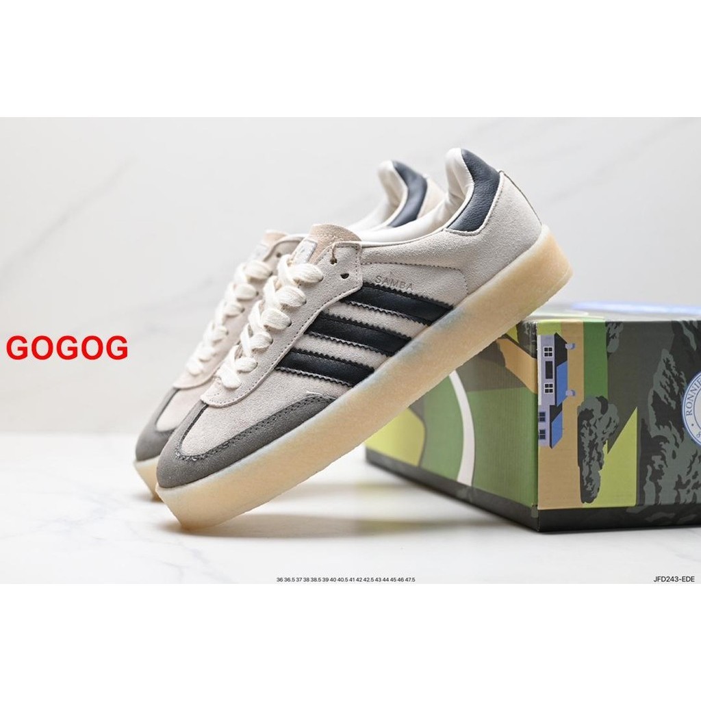 Adidas SAMBA KITH CLARKS IE433 รองเท้าผ้าใบลําลอง ข้อสั้น เหมาะกับการเล่นกีฬา สําหรับผู้ชาย ผู้หญิง G43