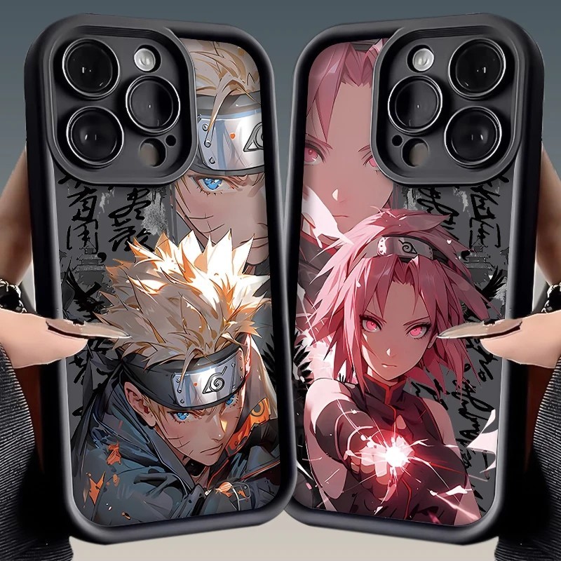 เคสซิลิโคนนิ่ม ลายการ์ตูนนารูโตะ สําหรับ Samsung Galaxy S23 FE S23 S22 S21 Ultra Plus S24 Ultra S21 S20 FE